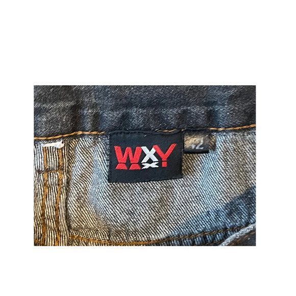 WXY Loose Black Jeans Mens 42x28 - Picture 3 of 4